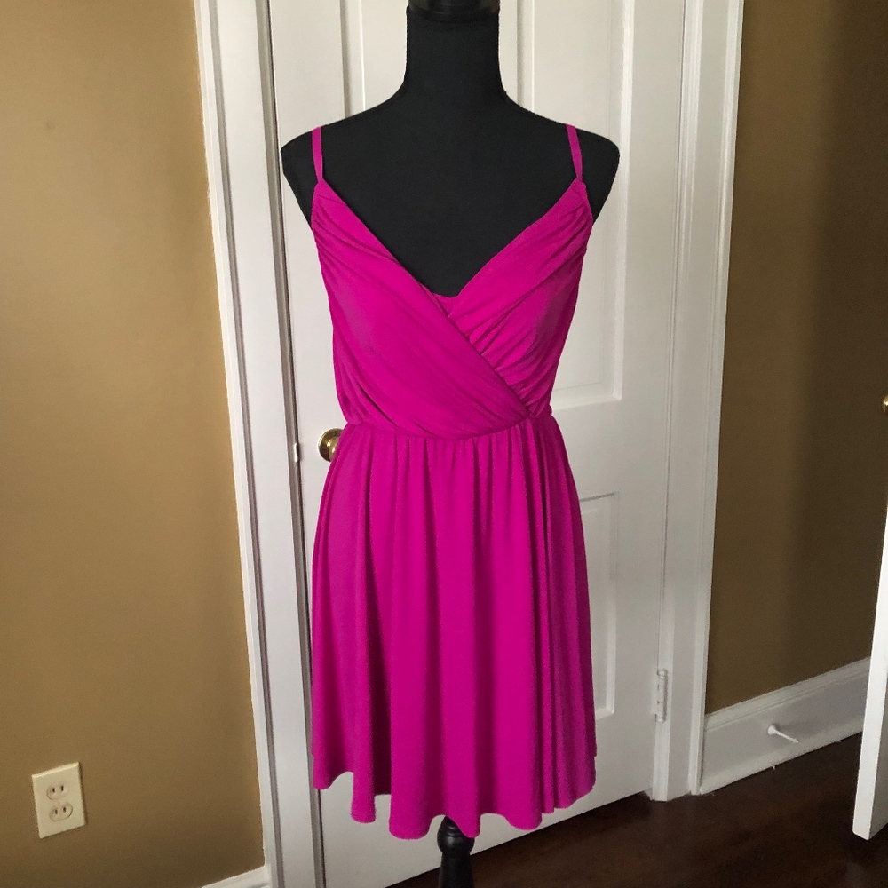 Draped Dress with Adjustable Straps